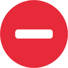 Minus Icon for Collapsing Content